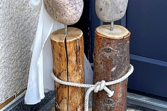 Brautpaar-Stein-Holz